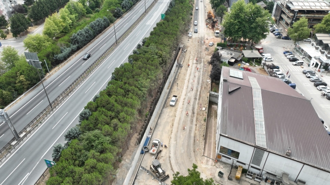 Alikahya Stadyum Tramvayında çalışmalar sürüyor