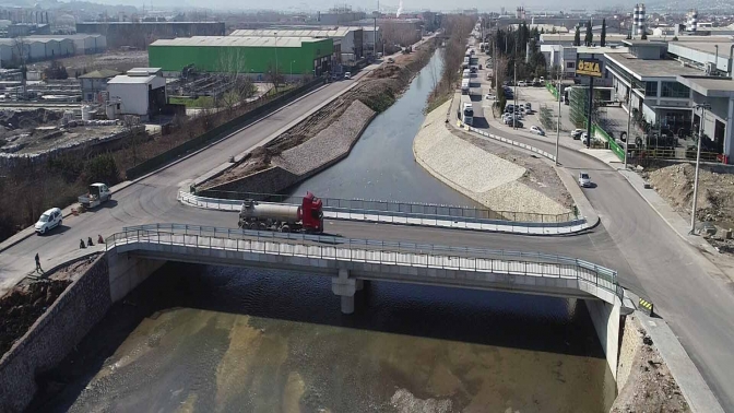 Başyiğit ile Kanal Yolunu birleştiren köprü ve bağlantı yolları tamamlandı