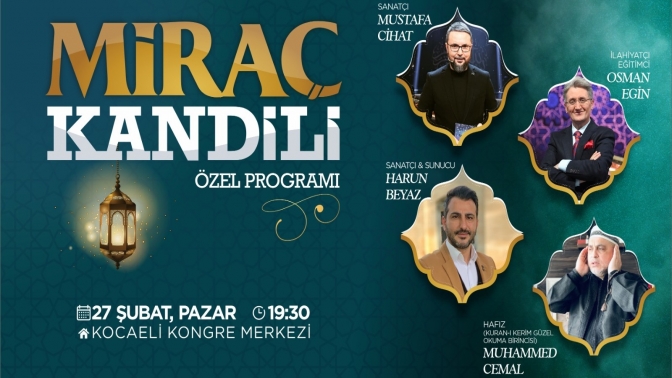 Büyükşehir’den Miraç Kandili Özel Programı