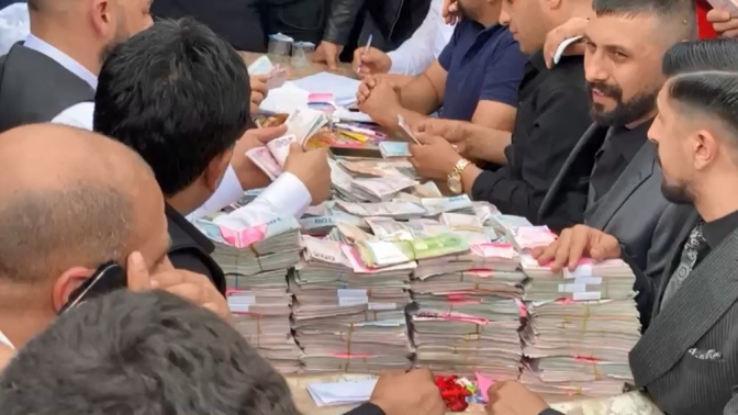 Gebzedeki düğünde, 11 milyon 500 bin TL para toplandı