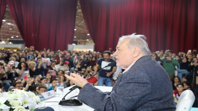 İlber Hoca bugün Kitap Fuarında