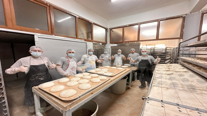 Körfez Halk Ekmek’te 120 bin pide üretildi
