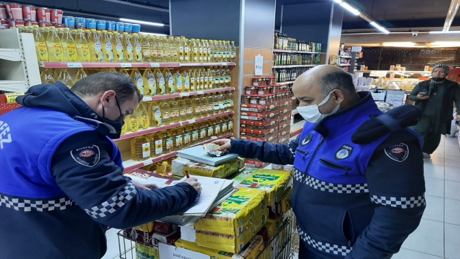 Körfez Zabıtası denetimleri sürdürüyor