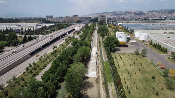 Kule Deresinde ıslah çalışmaları devam ediyor