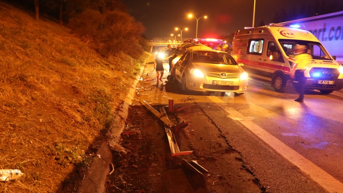 Lastiğini kontrol etmek için durunca,ölümden döndü