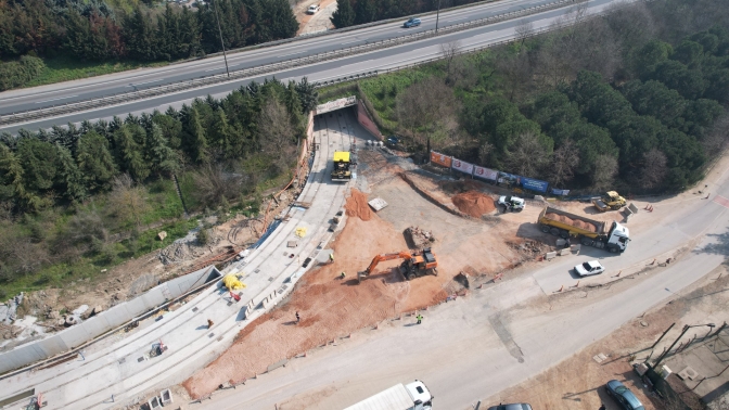 Menfez trafiğe açıldı, geçici güzergâh kaldırıldı