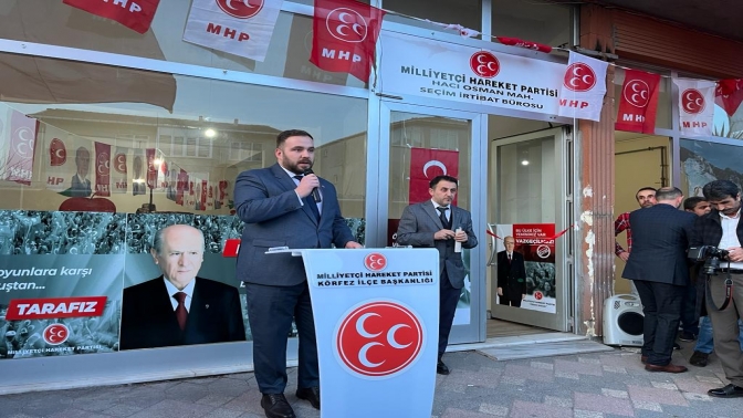 MHP milletvekili aday adayı Emre Külcü çalışmalarına devam ediyor