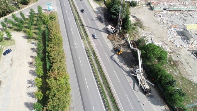 Ormanya’ya yaya üstgeçidi yapımına başlandı