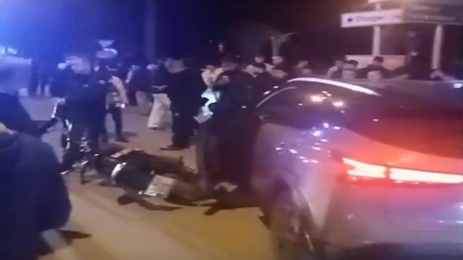Otomobil ile motosiklet çarpıştı: 1 yaralı