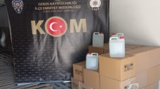 500 Litre Kaçak Etil Alkol Ele Geçirildi