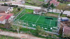 Büyükşehir, köylere futbol sahası kazandırıyor