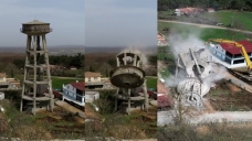 Gebze'de Tarihi Su Deposu Yıkıldı