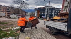 Körfez'de katı ve hacimli atıklar toplanıyor