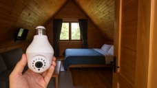 Sapanca'daki bungalovda skandal! Avizeden gizli kamera çıktı
