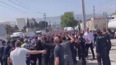 TÜPRAŞ işçisi düşük zamma karşı eyleme geçti