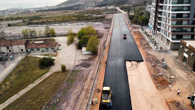 Yenikent Trafo Sokak asfaltlandı