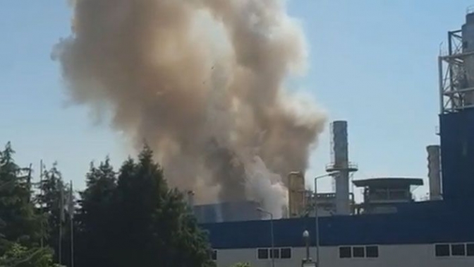 Yıldız Entregre Fabrikasında yangın