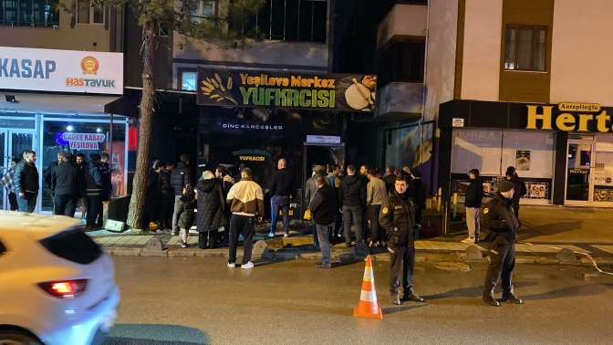 Yufkacıdaki yangın ekipleri harekete geçirdi