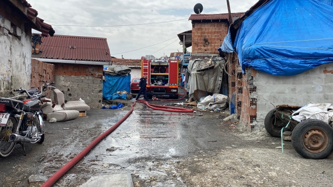 Bekirdere'deki Yangın Korkuttu
