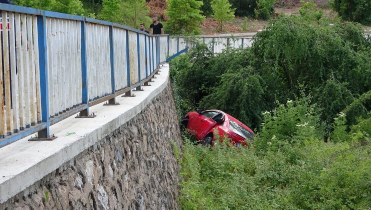 Başiskele’de ağaçlık alana uçtular: 4 yaralı