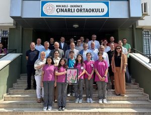Derince Çınarlı Ortaokulu’nda Yıl Sonu Sergisi
