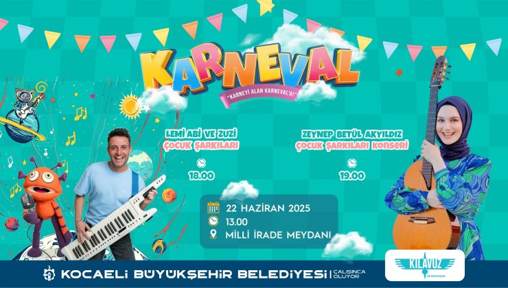 Çocuklar Karneval’da buluşuyor