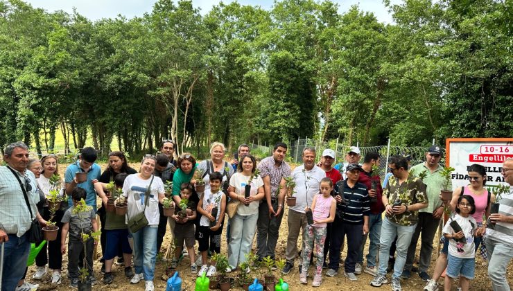 İzmit’te engelsiz bir gelecek için fidanlar toprakla buluştu