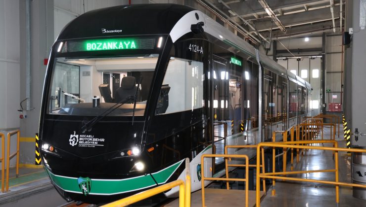 10 yeni tramvaydan 6’ncısı da raylara indi