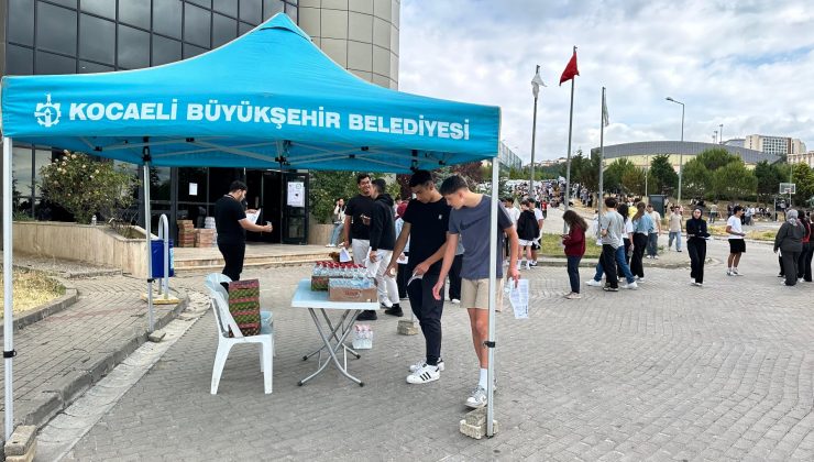 YKS günü ikramlar Büyükşehir’den