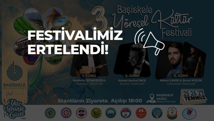 Başiskele 3. Yöresel Kültür Festivali Ertelendi