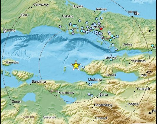 Marmara Yine Sallandı: Bursa Gemlik’te 4.3 Büyüklüğünde Deprem!