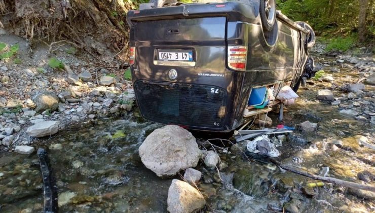 Kocaeli’den Abant’a Tatile Giden Çift, Dereye Uçtu