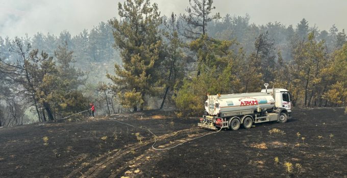 Büyükşehir’den Bursa’daki yangına tam destek