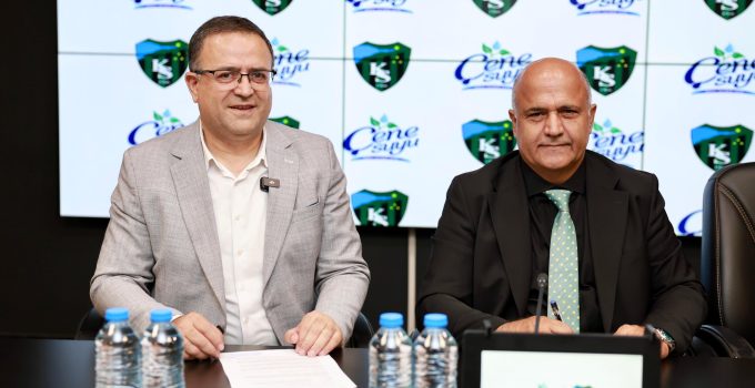 Kocaelispor ile Çenesuyu A.Ş Arasında Su Tedarik Anlaşması İmzalandı