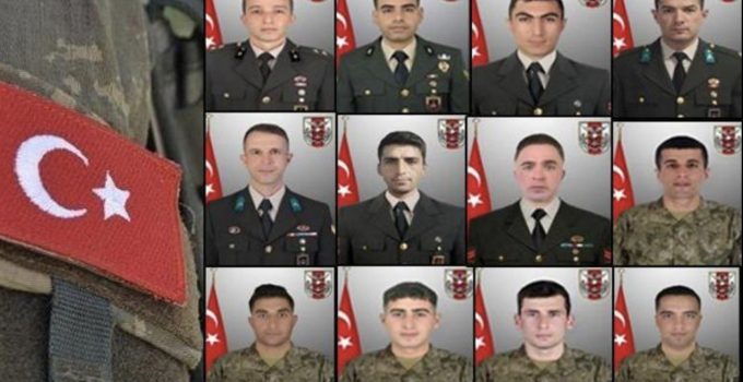 Pençe-Kilit Harekatı Bölgesinde Şehit Sayısı 12’ye Yükseldi