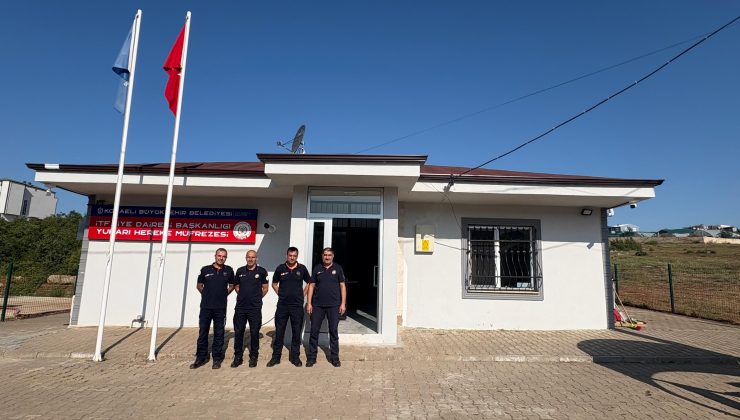 Yukarı Hereke itfaiye binası hizmete girdi