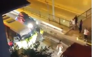 Karamürsel’de Halk Otobüsünde Yangın Paniği