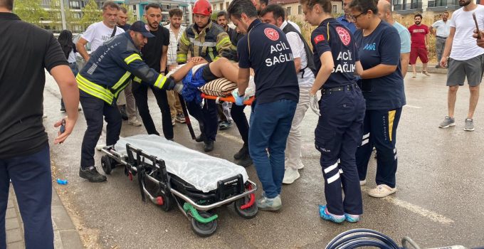 Kartepe’de Feci Kaza: Bisiklet Direksiyonu Bacağına Saplandı