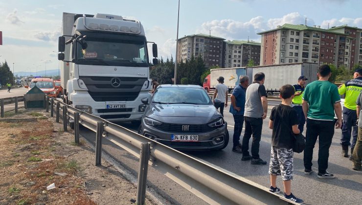 TEM Otoyolu’nda Zincirleme Kazada Yaralanan Olmadı