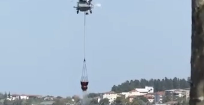 Karamürsel’de Orman Yangını Devam Ediyor