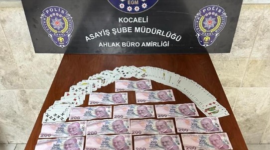 Kartepe’de Kumar Operasyonu: 5 Kişiye 46 Bin TL Ceza