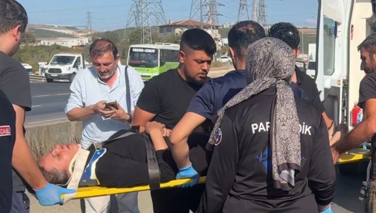 Dilovası’nda otomobil ile çekici çarpıştı: 3 kişi yaralandı
