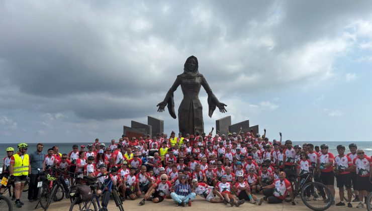 Bu festivalde pedallar Gazze için çevrildi