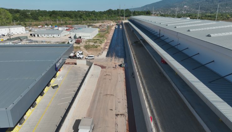 Railport’un çevre yolları asfaltlanıyor