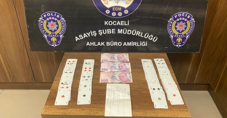 Dilovası’nda Kumar Operasyonu